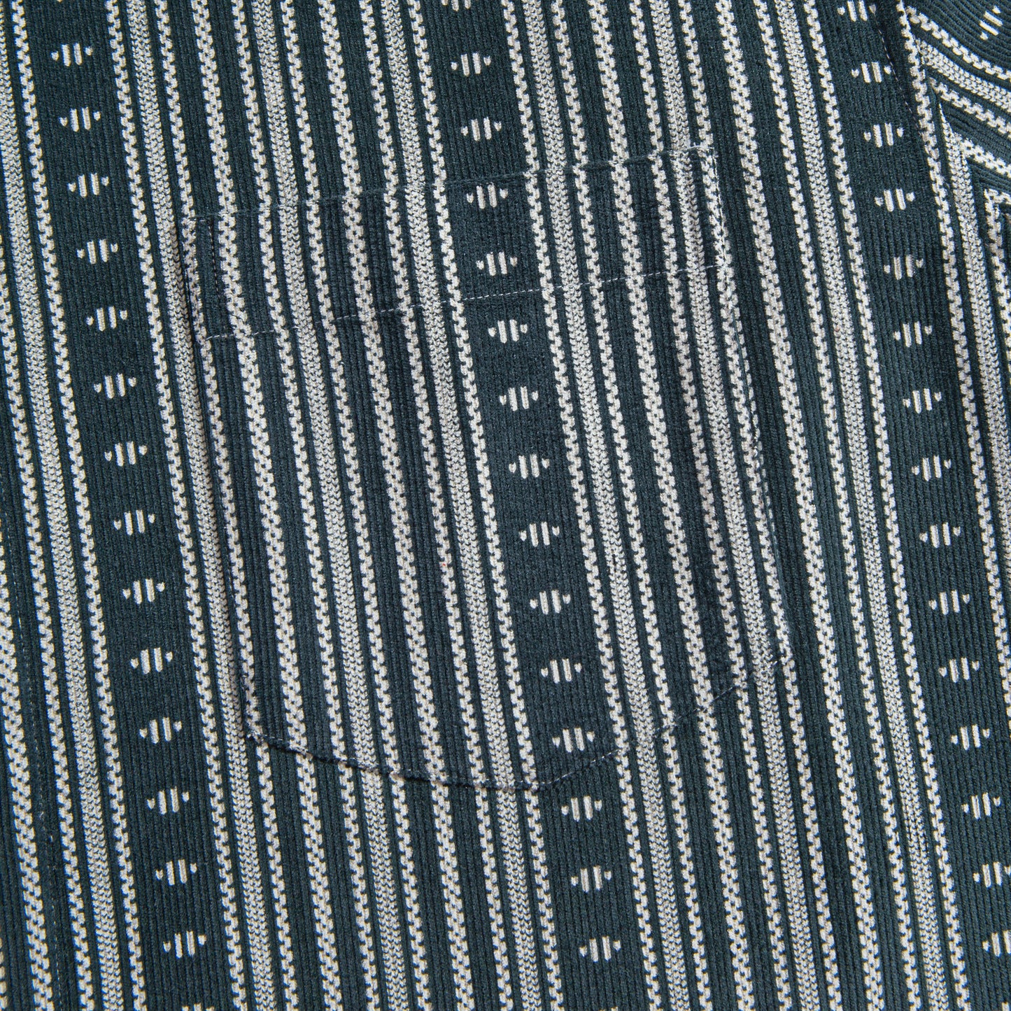 Versatile Striped Corduroy Shirt