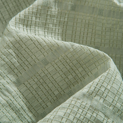 Grass Green Hollow Texture Shirt