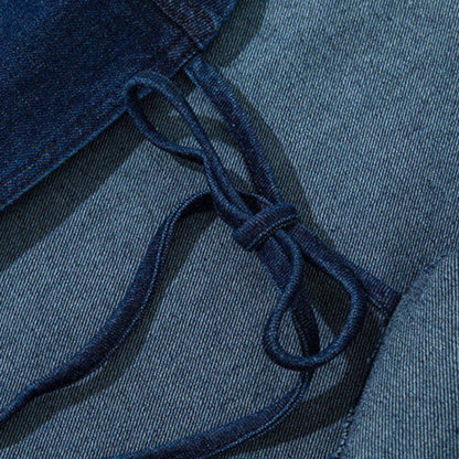 Half-wrapped Washed Oxford Kimono Haori
