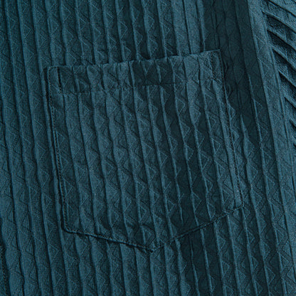 Shadow-Stripe Diamond Textured Shirt